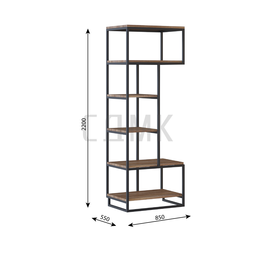 Стеллаж Тэтон